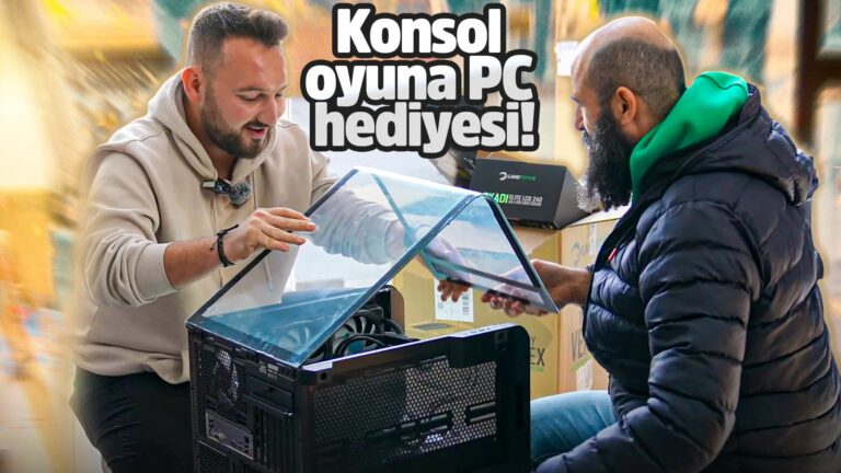 Konsol Oyun’a sistem toplayıp hediye ettim!