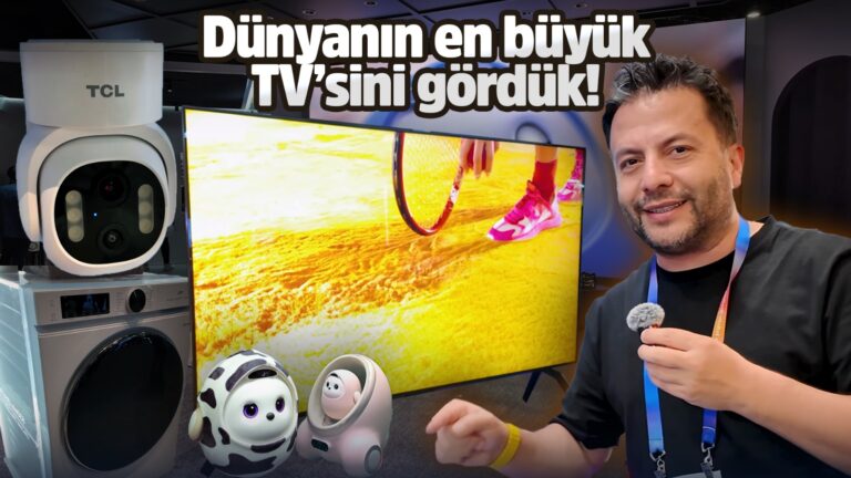 Dünyanın en büyük TV’sini gördük! TCL CES vLog!