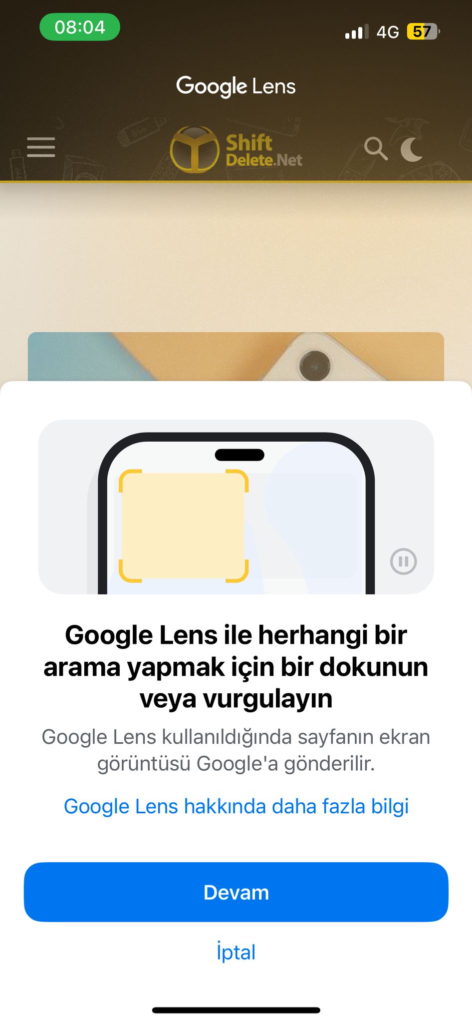 Samsung'un Circle to Search özelliği iPhone modellerine geldi