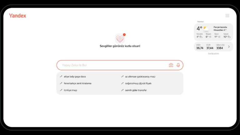 Yandex Türkiye’den 14 Şubat Sevgililer Günü analizi