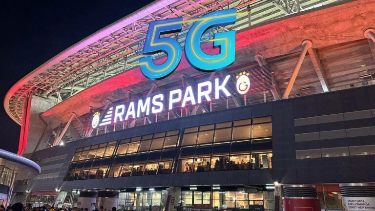 Turkcell 5G teknolojisi Ali Sami Yen Spor Kompleksi Rams Park’ta!