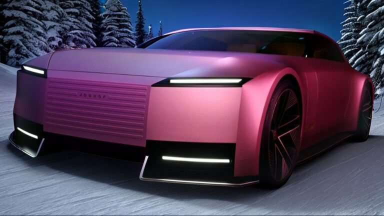 Logosuyla eleştirilen Jaguar’ın yeni aracı kış testinde görüldü