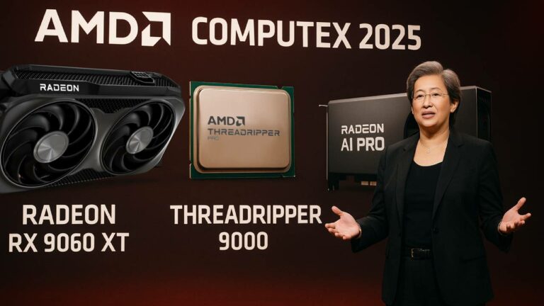 AMD Radeon RX 9060 XT, Threadripper 9000 ve Radeon AI PRO R9700 duyuruldu