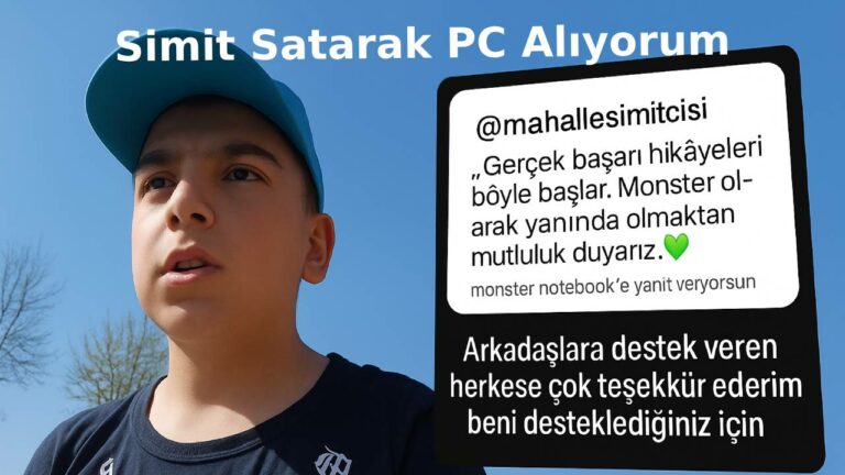Simit satarak PC almak istedi, sosyal medya ayağa kalktı!
