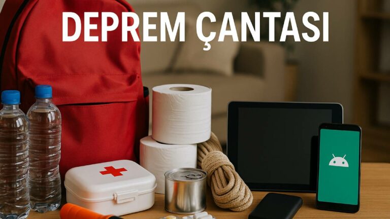 Deprem çantasında neler olmalı? (AFAD’a göre güncel liste)