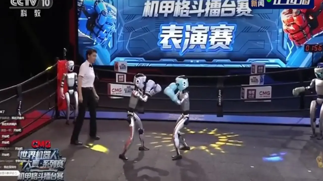 Dünyanın ilk insansı robot boks turnuvası yapıldı