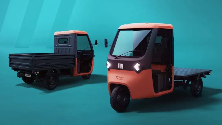 Fiat, üç tekerlekli elektrikli mini kamyonetini tanıttı!