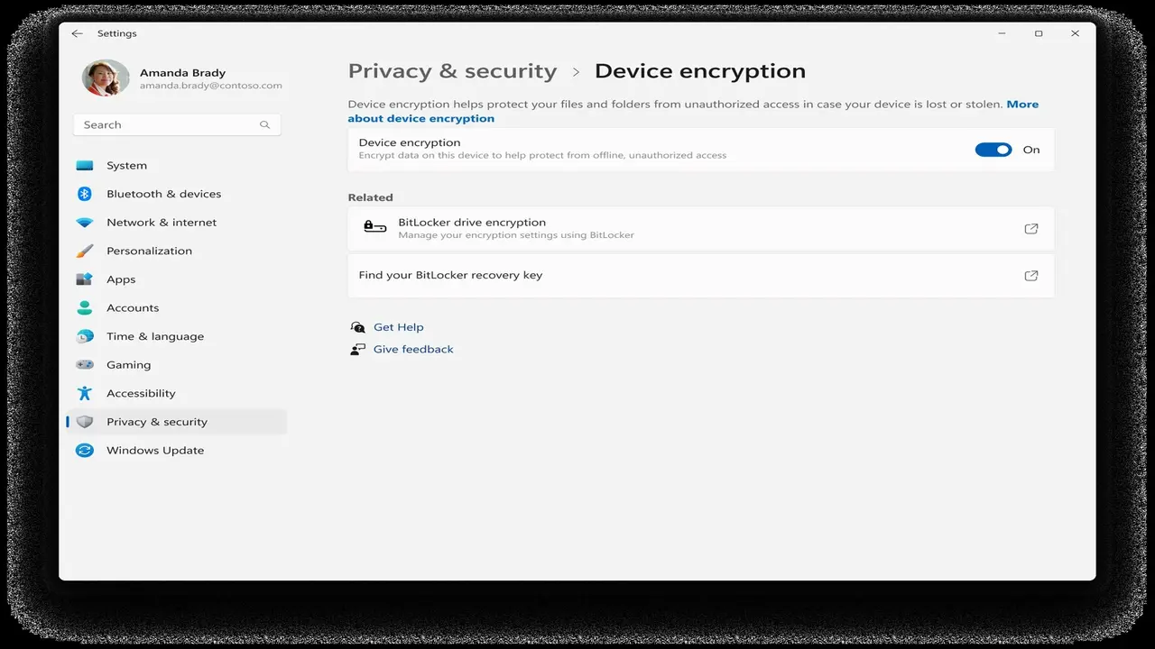 Windows 11, BitLocker'ı varsayılan hale getiriyor.