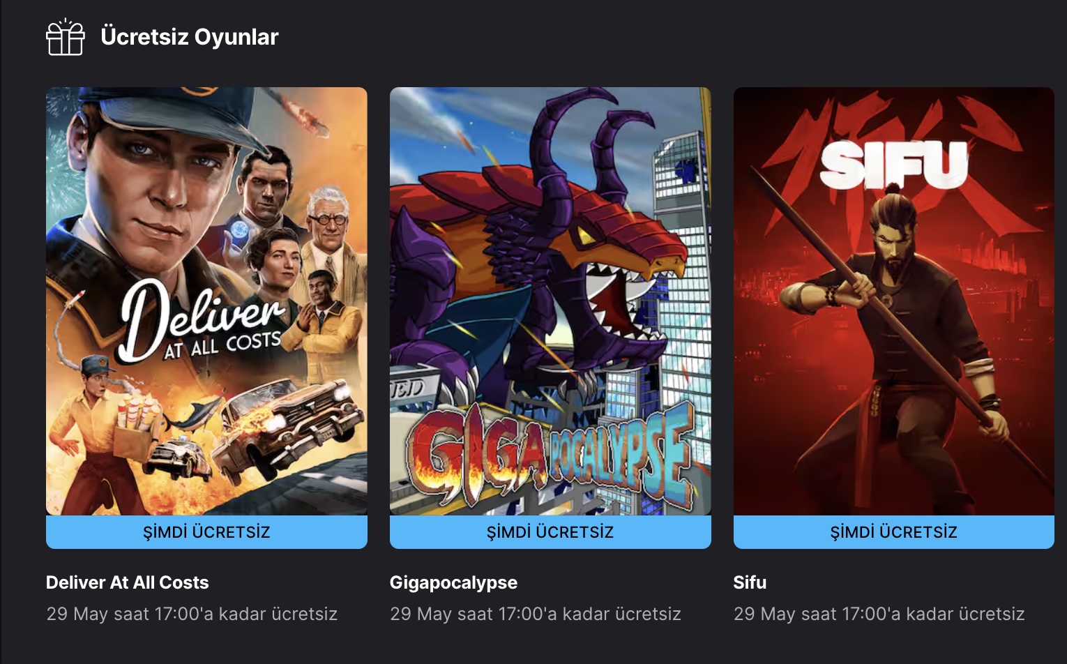 Epic Games Store haftanın ücretsiz oyunları erişime açıldı
