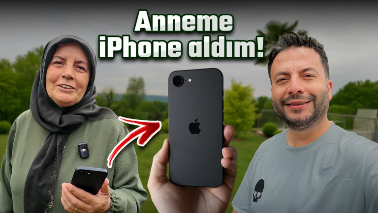 Anneme iPhone 16e aldım! Mutlu oldu mu?