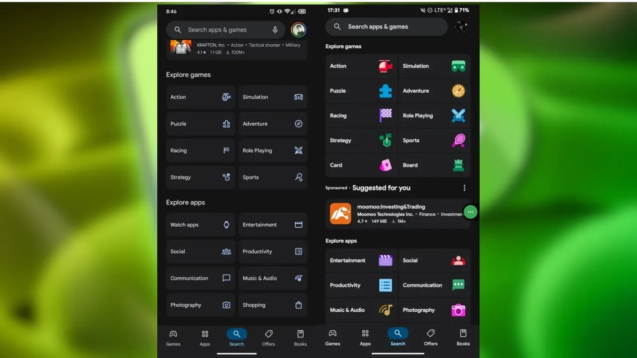 Play Store, tasarım değişikliği yapacak