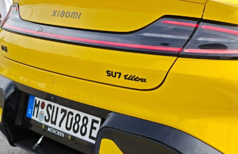 Xiaomi SU7 Ultra Avrupa'da yola çıktı! 1 2 8