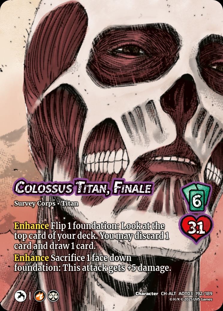 Attack on Titan Apocalypse kartları yeniden dağıtıyor 17 AOT3 002b CH ALT ColossusTitanFinale