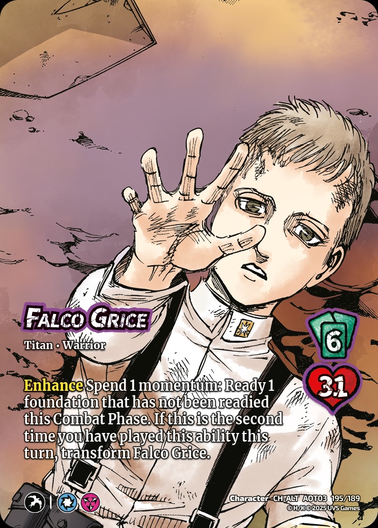 Attack on Titan Apocalypse kartları yeniden dağıtıyor 21 AOT3 005a CH ALT FalcoGrice