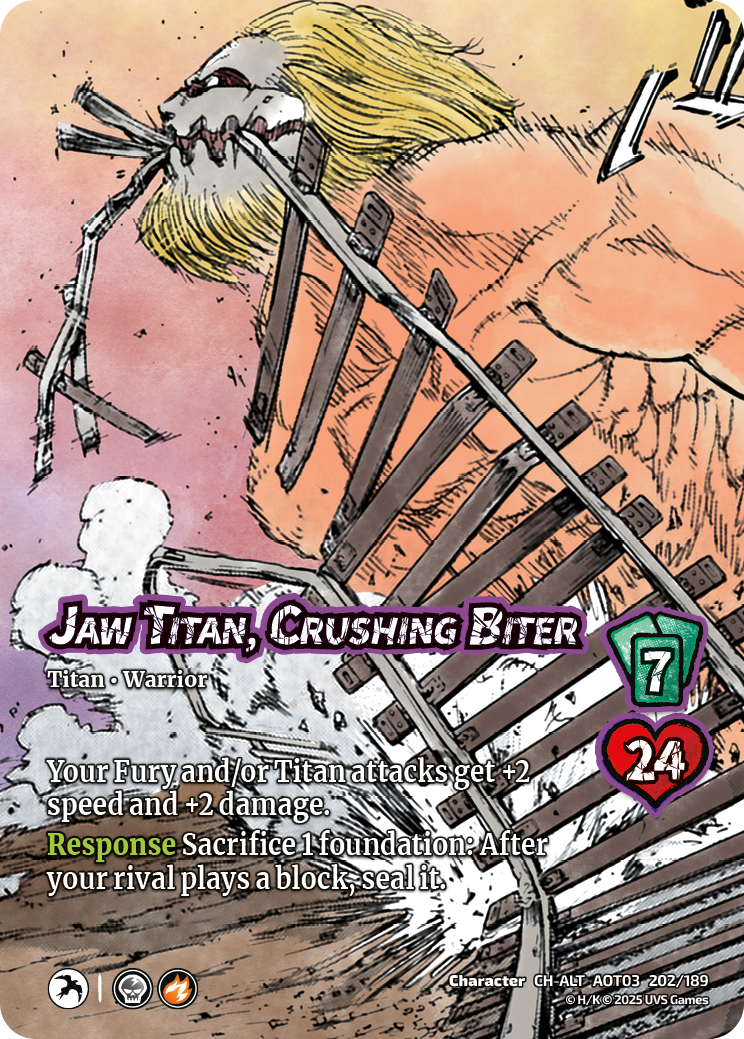 Attack on Titan Apocalypse kartları yeniden dağıtıyor 25 AOT3 012b CH ALT JawTitanCrushingBiter