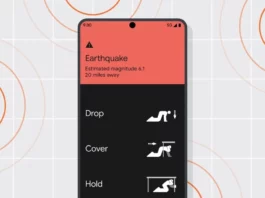 Android deprem uyarı sistemi