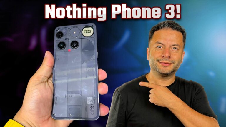Apple’a kızıp yaptılar: Nothing Phone 3 ilk inceleme!