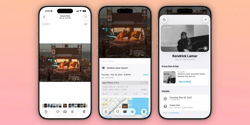 iOS 26 ile fotoğraflar uygulamasına yeni özellik geldi 1 Photos Events