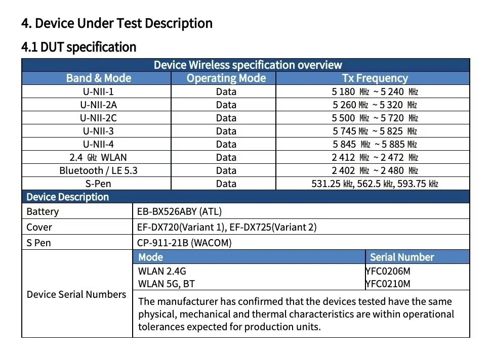 Galaxy Tab S10 Lite, FCC’de göründü ve batarya ayrıntıları belli oldu