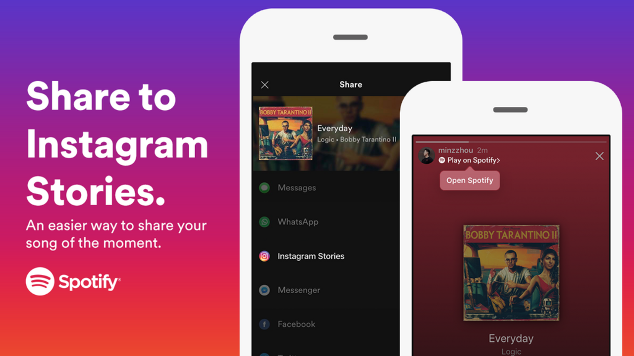 Instagram, Spotify entegrasyonunu artırıyor