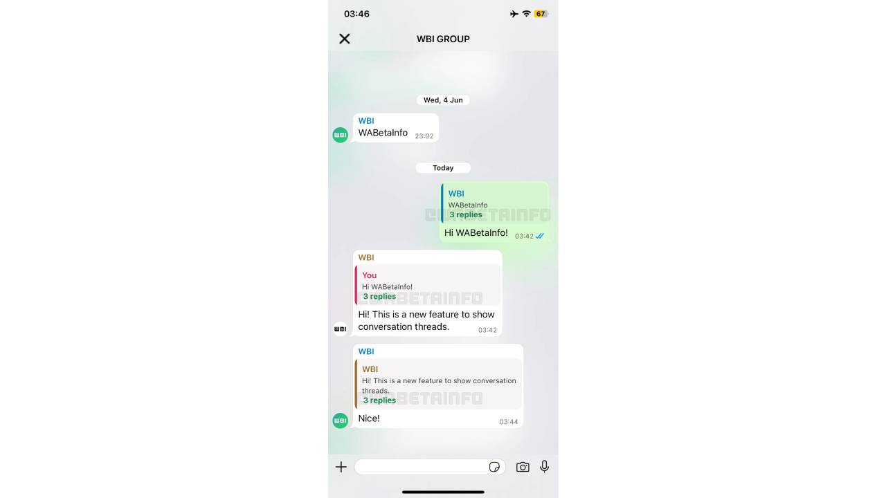 WhatsApp grup sohbetlerindeki mesaj karışıklığı ortadan kalkıyor