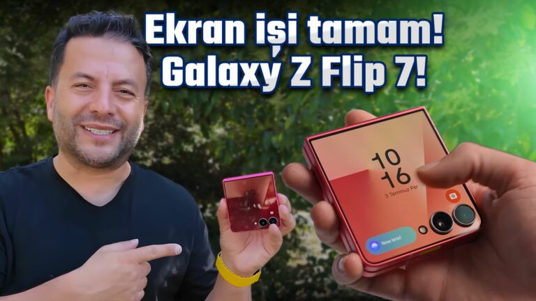 Samsung Galaxy Z Flip 7 elimde! Samsung bu sefer yapmış!