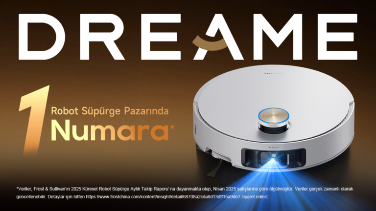 Dreame Technology 18 ülkede robot süpürge pazarının lideri oldu