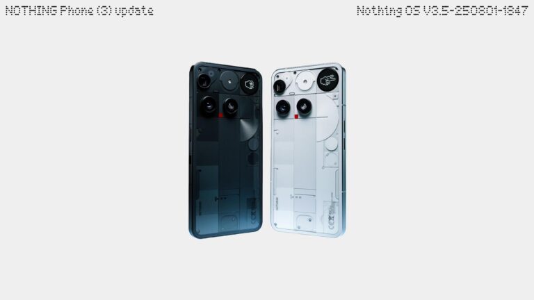 Nothing Phone 3 güncelleme konusunda hızlı başladı