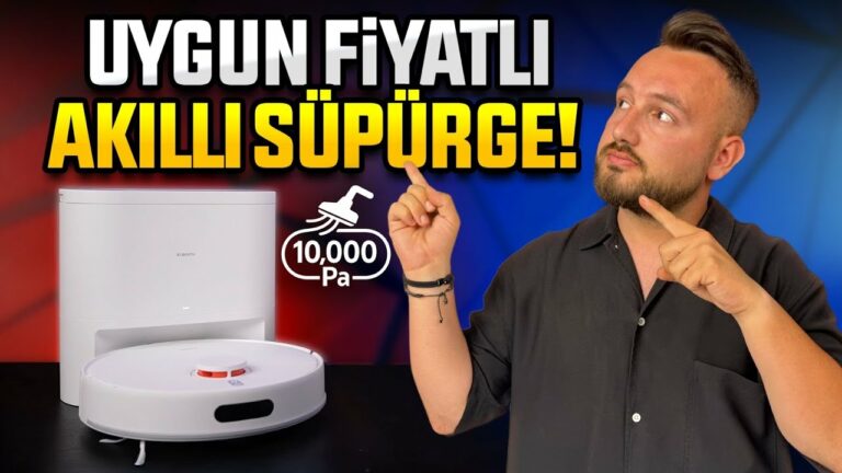 Uygun fiyatlı akıllı süpürge! Xiaomi Robot Vacuum H40 inceleme!