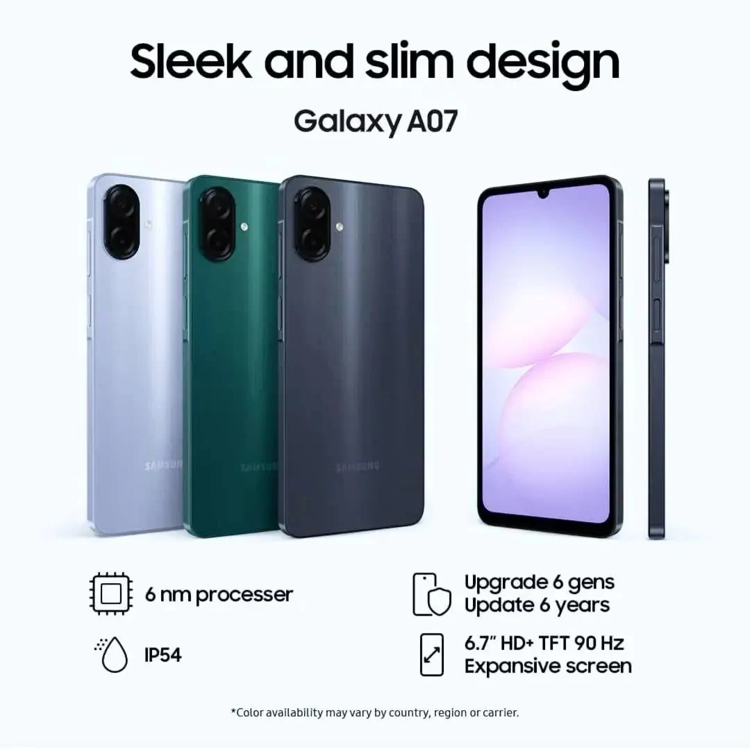 Galaxy A07 özellikleri ve tasarımı ortaya çıktı