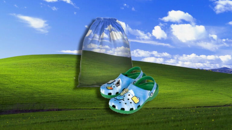 Windows XP temalı Crocs terlik tasarlandı