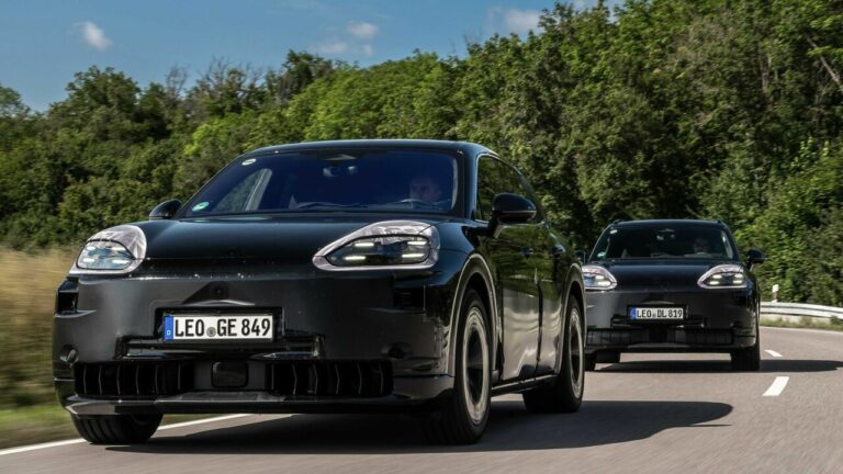 Elektrikli Porsche Cayenne şaşırtacak
