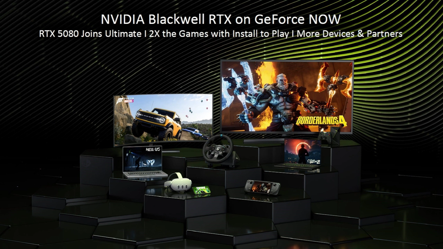 GeForce NOW RTX 5080 sunacak!