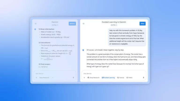 Google Gemini ders anlatacak