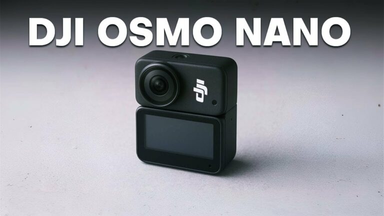 DJI Osmo Nano aksiyon kamerasını tanıttı