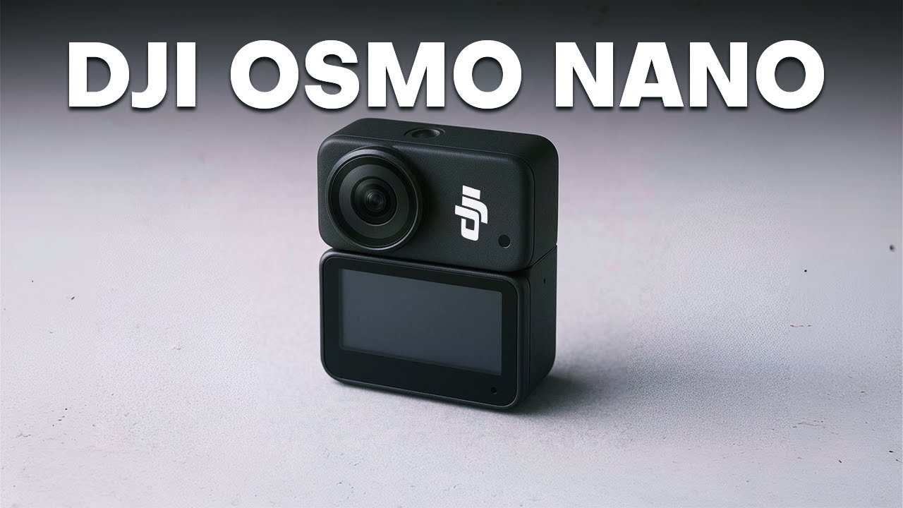 DJI Osmo Nano aksiyon kamerasını tanıttı