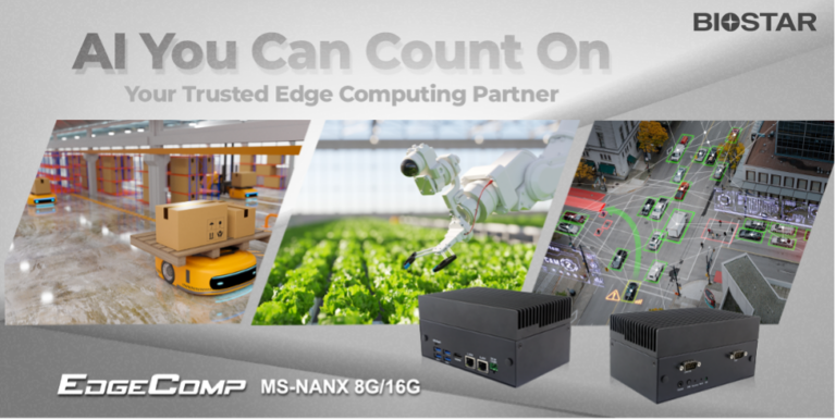 BIOSTAR’dan Uç Bilişim İçin Yapay Zeka Canavarı: EdgeComp MS-NANX