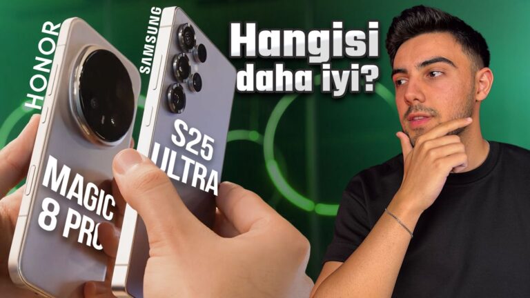 Büyük karşılaştırma! Honor Magic 8 Pro vs Samsung Galaxy S25 Ultra