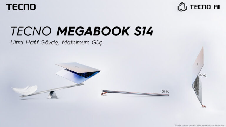 TECNO MEGABOOK S14 Türkiye’de!