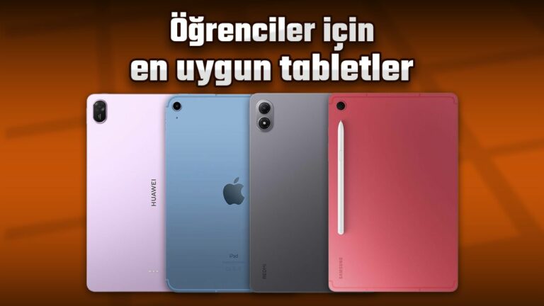 Öğrenciler için tabletler
