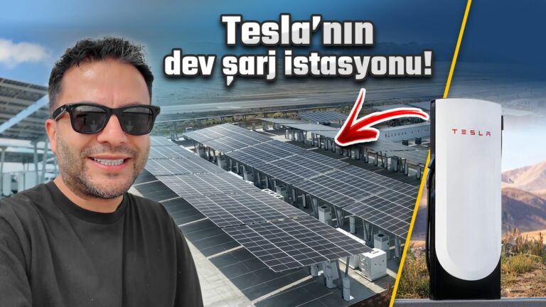 Tesla’nın dev şarj istasyonuna girdik