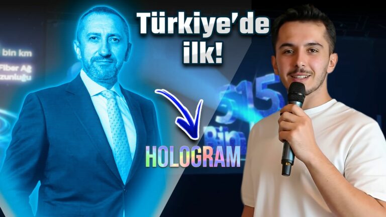 Türkiyede bir ilk! Hologram teknolojisi ile röportaj gerçekleştirdik