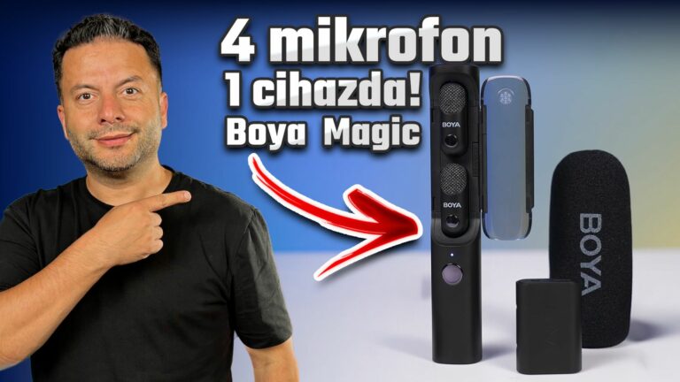 Yapay zekalı yaka mikrofonu Boya Magic