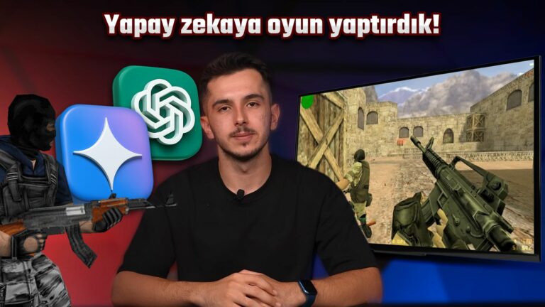 Yapay zekaya CS 1.6 yaptırdık!