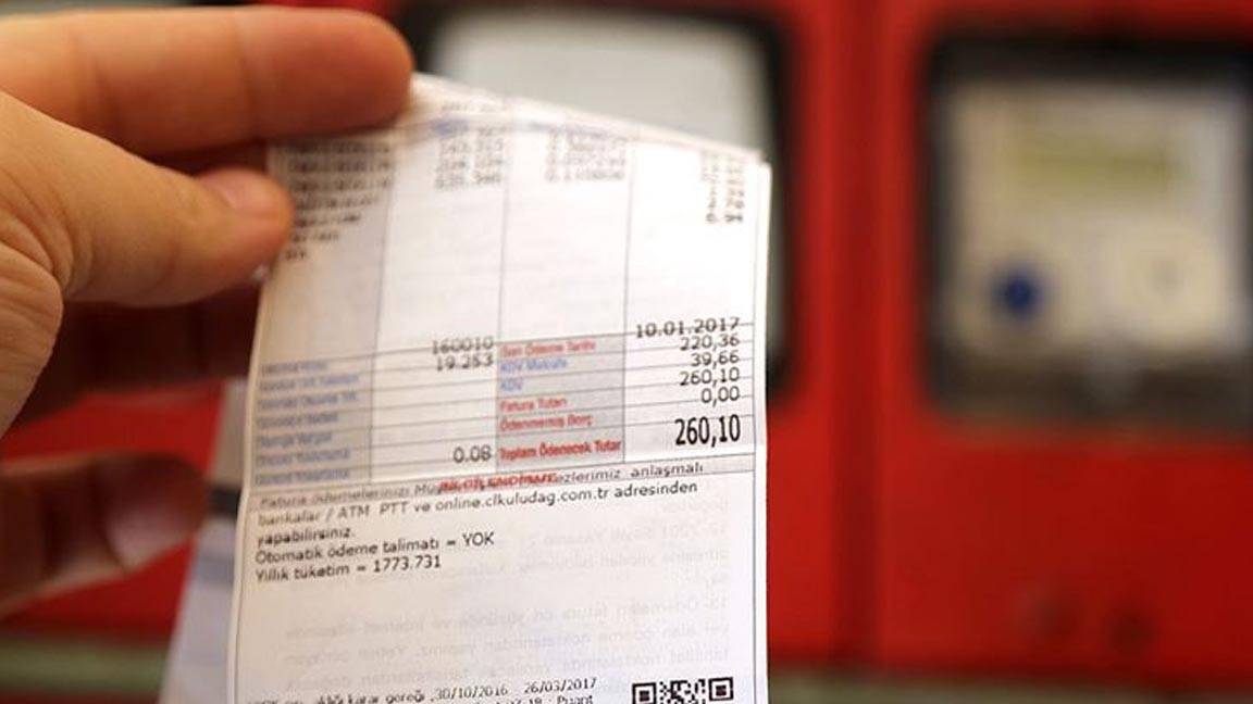 Elektrik faturası desteği için yeni düzenleme