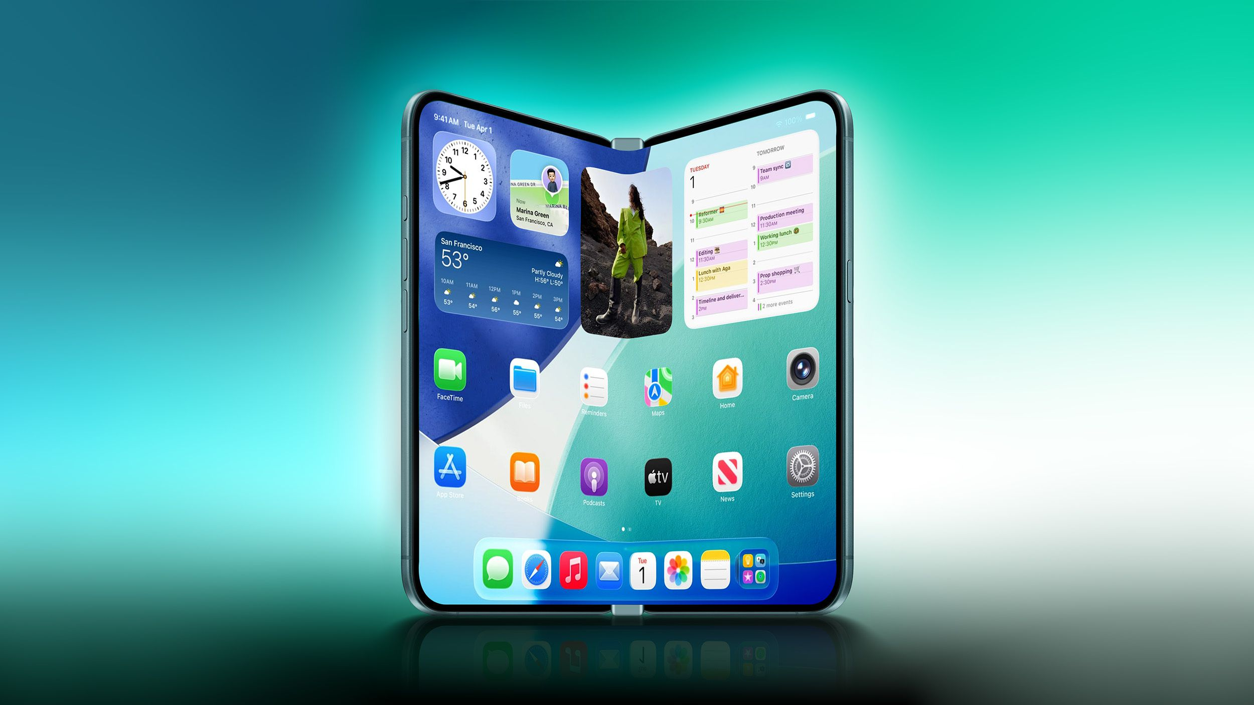 Apple iPhone Ultra Fold katlanabilir