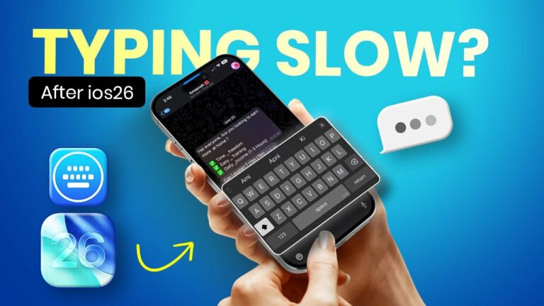 Yavaş yazmıyorsunuz! iOS 26’da klavye hatası var!