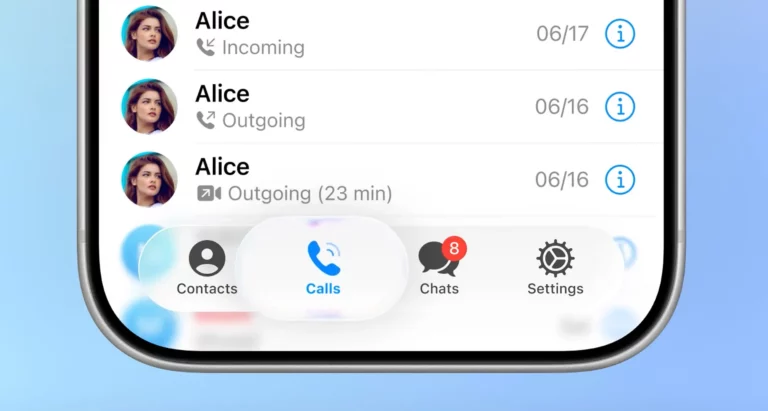Telegram tüm iOS sürümleri için Liquid Glass tasarımına geçti