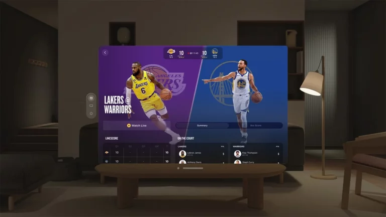 Apple ve NBA işbirliği:Vision Pro ile canlı maç izlenebilecek