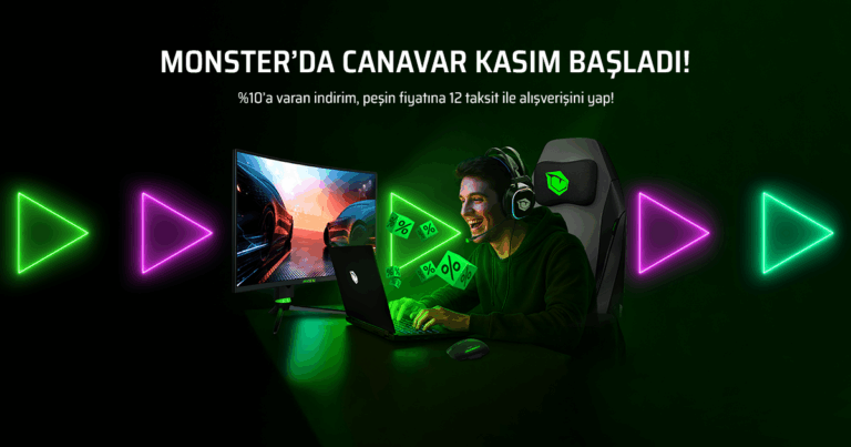 Kasım ayında Monster’dan canavar gibi indirim